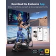thumbnail image 2 of MERACH Self-Generating Elliptical Machine for Home, Hyper-Quiet Magnetic Drive System, 16.5" Stride, Knob Control Console, 16 Resistance Levels, 330LBS Loading Capacity, 2 of 8