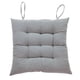 thumbnail image 1 of Nvzi Cojines para asiento de silla de comedor con lazos, cuadrados, antideslizantes, gruesos, gris oscuro, 16 x 16 pulgadas, 1 of 5