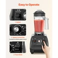 thumbnail image 4 of KFFKFF Smoothie Blender, 61 oz 1400W, Expert Grade Blender with Robust Engine, Versatile Kitchen Appliance for Blending Smoothie/Milkshake/Juice, Ideal for Culinary Space, 4 of 9