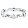 thumbnail image 2 of Bague en Argent avec Pierres de Zircon Cubique, 2 of 2