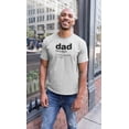 thumbnail image 2 of Dad. A Banker Provided by Nature. Statement T-Shirt for Father, Daddy and Men White, 2 of 7