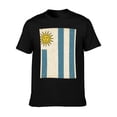 thumbnail image 5 of T-shirt Flag Of Uruguay Soft Cotton Adult Heat-Transfer Graphic T-Shirt - 180g Breathable Fabric, Unisex Summer Casual Wear with Durable Heat-Printed Design, 5 of 10