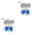 thumbnail image 4 of Sonducket Hi.FANCY, 2 uds., tapones para los oídos de silicona impermeables para nadar, descansar, dormir, trabajar, cancelación de ruido, Azul Modelle für Erwachsene 2Conjunto, 4 of 6