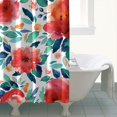 thumbnail image 5 of Waterproof Pioneer Shower Curtain 84x72 Inch Polyester Unique Colorful Floral Shower Curtain for Bathroom Hotel Home Decor with 12 Plastic Hooks, 5 of 5
