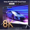 thumbnail image 4 of Câble Mâle vers HDMI Mâle DisplayPort 2 m UGREEN - 8K - Noir, 4 of 9