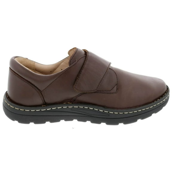 Drew Watson Mens Casual Shoe In Brown Stretch Leather