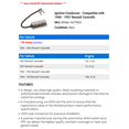 thumbnail image 2 of Ignition Condenser - Compatible with 1960 - 1967 Renault Caravelle 1961 1962 1963 1964 1965 1966, 2 of 2