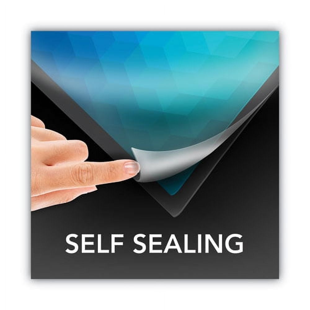 Selfseal Self-Adhesive Laminating Pouches And Single-Sided Sheets, 3 Mil, 9" X 12", Gloss Clear, 50/pack | Bundle of 2 Packs