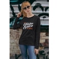 thumbnail image 3 of Old Glory Womens I Like Pumpkin Spice A Latte Long Sleeve Graphic T Shirt, 3 of 6