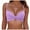 Purple, variant on Women's Bikini Top Push Up Swimsuit Split Bathing Suit Backless Soft Comfortable Swimwear for Beach Pool Summer
