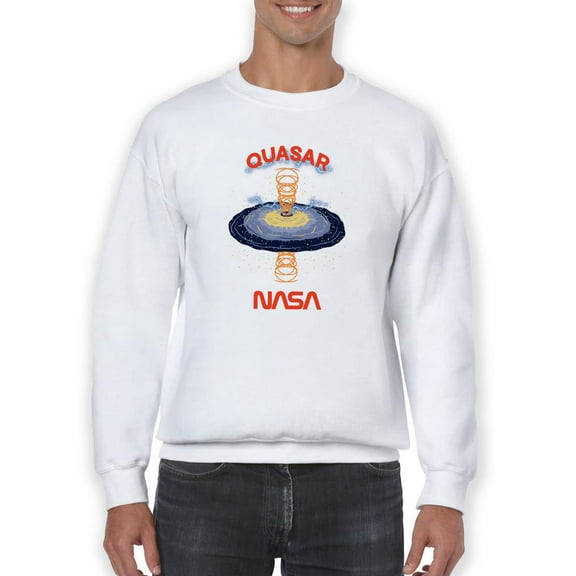 NASA Nasa Quasar Art Sweatshirt Men -NASA Designs, Male Medium