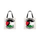 thumbnail image 1 of Bolso Hobo Con Letras para Mujer Comestibles Ligera Y Reutilizable (estilo 3), 1 of 7