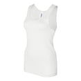 thumbnail image 2 of Ladies' Baby Rib Tank - WHITE - L, 2 of 5