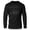 Black on Black, variant on GYMISH Two More Lightweight Long Sleeve Hooded T-Shirt for Men – Funny Workout Hoodie, Black on Black, Small
