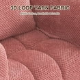 thumbnail image 6 of Furniliving Bean Bag Chair for Adults, Oversized Lazy Floor Sofa with Armrests, No Assembly Required, Pumpkin Shaped Bean Bag Sofa for Living Room, Bedroom Apartment Office(Pink), 6 of 10