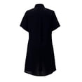 thumbnail image 2 of GEORGE G VESTIDO MC CAMISERO LISO NEGRO, 2 of 4