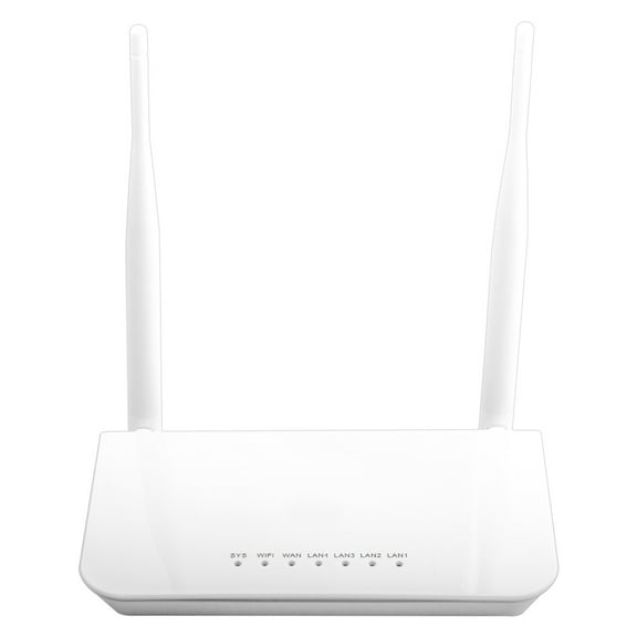 2.4GHz 300Mbps Wireless WiFi Router with Fixed Antenna 1 WAN   4 LAN