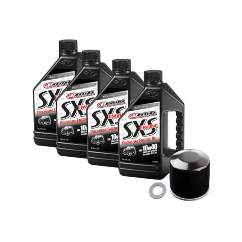 4Stroke Oil Change Kit Maxima SXS Premium 4Stroke Oil 10W40 for
