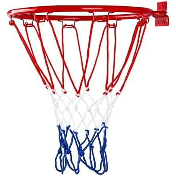 Gymax 15'' Basketball Rim Wall Door Mounted Basketball Hoop w/ All ...