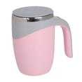 thumbnail image 1 of Vasos mezcladores automáticos, taza de café portátil para bebidas proteicas, mezclador eléctrico automático rosa con cable, 1 of 9
