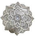 thumbnail image 1 of Mandala Lotus Lamp, Night Light , Yoga Room Bedroom Home Decoration Accessories Wood Carving Art Sta, 1 of 5