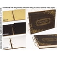 thumbnail image 7 of Darling Souvenir Personalized Engraved Laser Cut Wedding Guest Book Wooden Cover Sign-in Book Registry Guestbook Scrapbook-3Z, 7 of 7