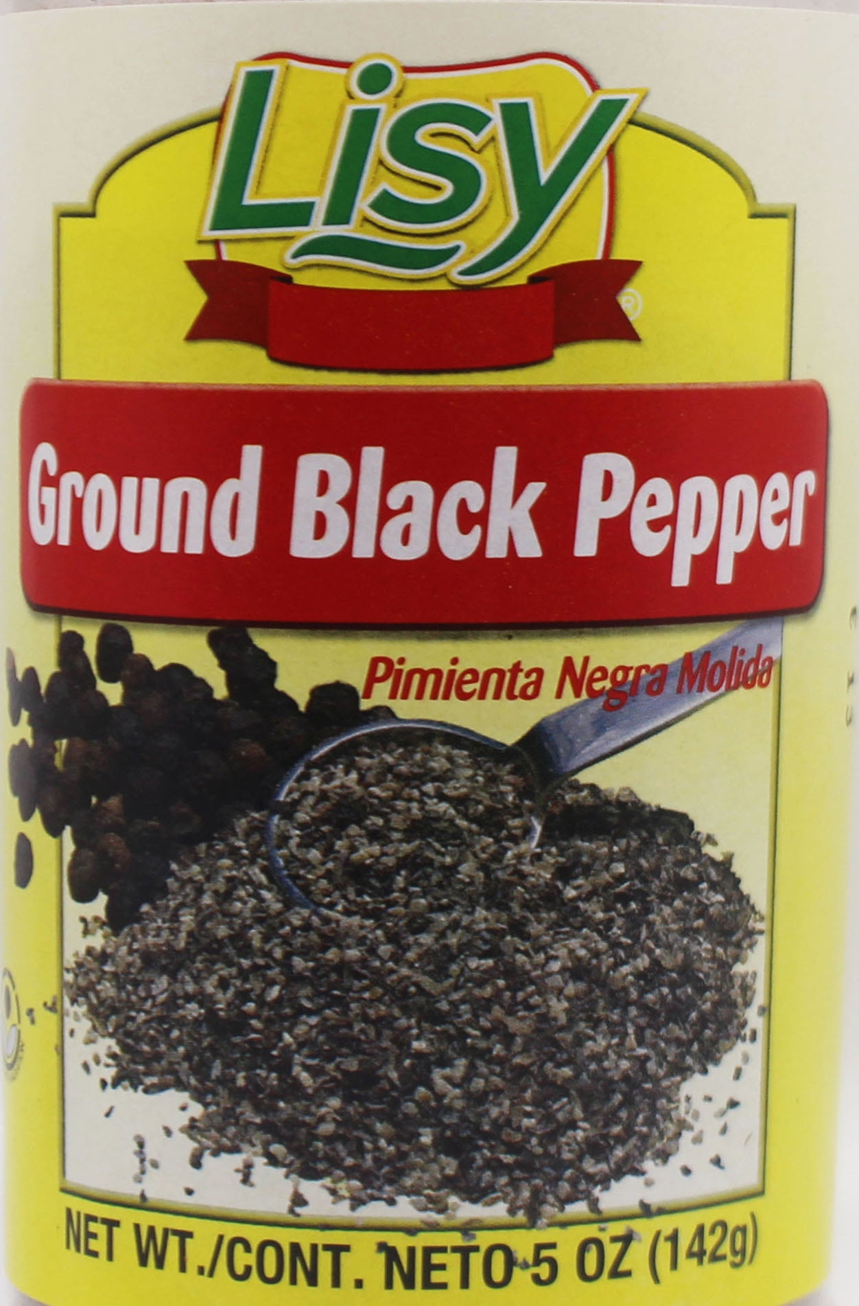 Lisy Ground Black Pepper, 5.0 oz