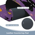 thumbnail image 5 of Leather Keyboard and Mouse Desk Mat Office Desk Accessories Protective Office Desk Decor Desk Pad Mat for Gaming, Work from Home, Office Black Cats and Candy 23.6" x 47.2", 5 of 9