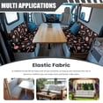 thumbnail image 3 of Yuyamidu Candy Canes RV Dinette Cushion Covers Christmas Loveseat Sofa Chair Furniture Protector for RV Camper Cushion Slipcovers Snowflake Camper Dinette Seat Covers, 3 of 7