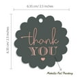 thumbnail image 6 of Inkdotpot Real Rose Gold Foil Thank You Bridal Shower Tags Favor Hang Paper Tags 50 Piece, 6 of 7