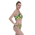 thumbnail image 6 of High Waisted Bikini Sets For Women, Football Doodle Swimsuits Tummy Control, Two Pieces Bathing Suit, 6 of 8