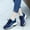 Blue, variant on Women‘s Air Cushion Slip-On Sneakers, Breathable Knit Fabric Upper with Memory Foam Insole, Lightweight Walking Shoes for All-Day Comfort. Gray 41