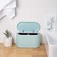 thumbnail image 2 of Mini bote de basura para encimera, tapa a presión, bote de basura, estante de maquillaje, tocador, baño, cocina, Radio para coche, 2 of 3