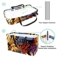 thumbnail image 4 of Print Large Capacity Reusable Foldable Laundry Bag & Picnic Basket Combo - Oxford Cloth Multipurpose Picnic Baskets, 4 of 7