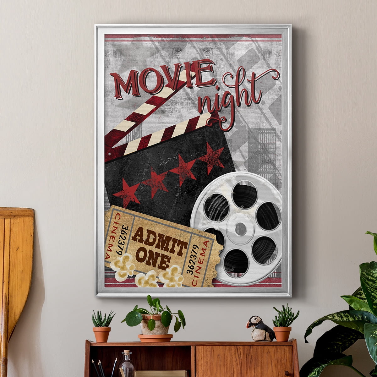 Movie Night II Premium Framed Print - Ready to Hang