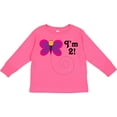 thumbnail image 3 of Inktastic 2nd Birthday I'm Two Girls Butterfly Girls Long Sleeve Toddler T-Shirt, 3 of 5