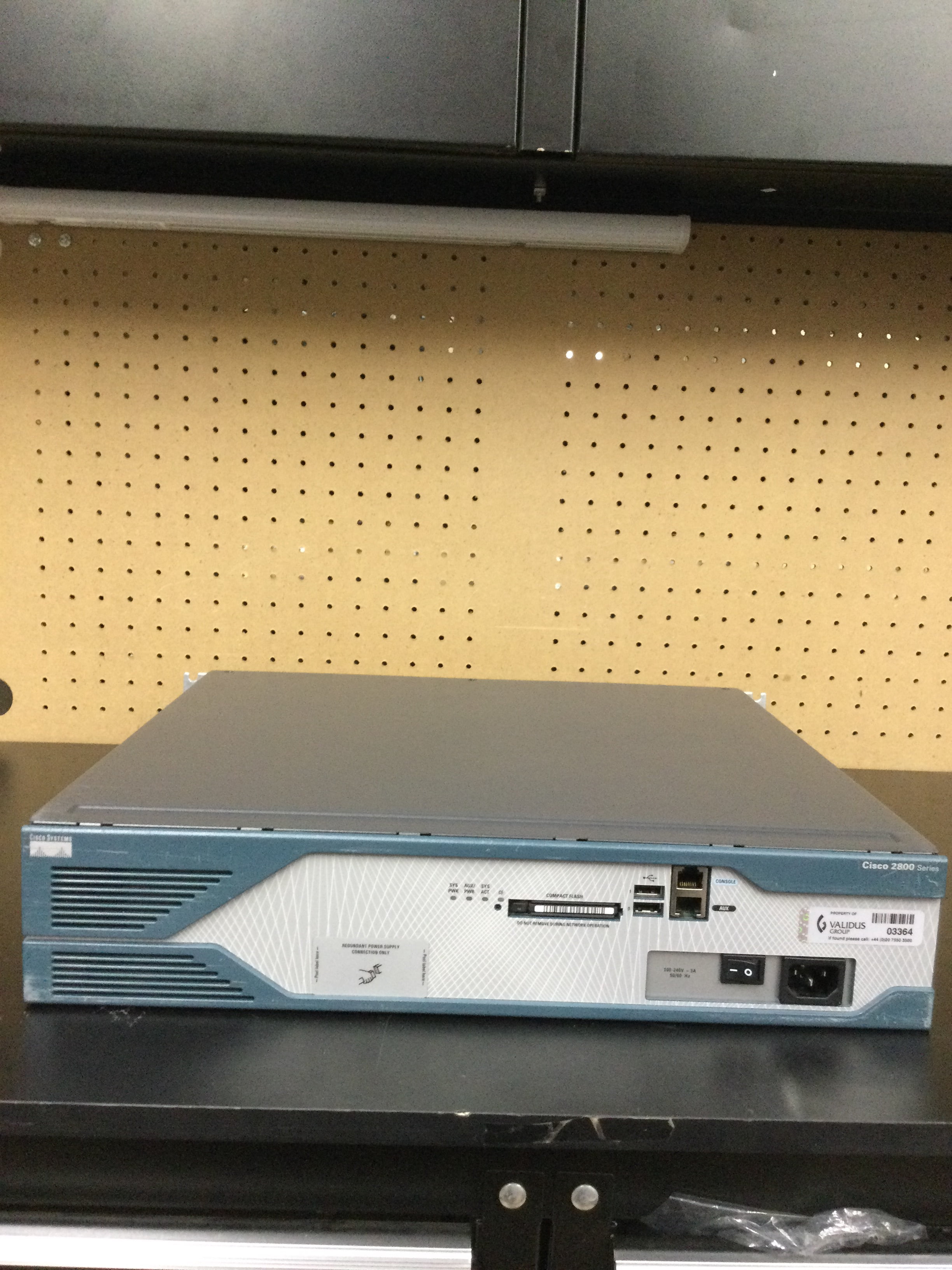 Cisco 2800 Series 2821  CISCO2821-K9 2 Port Gigabit Wired Router
