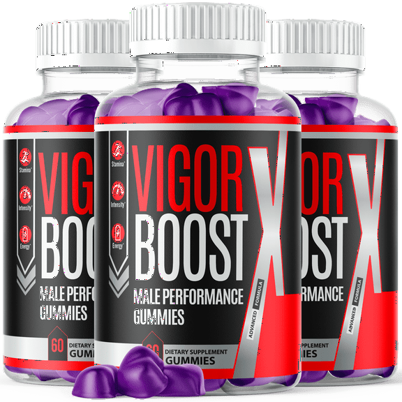 Vigor Boost X Gummies Advanced Formula All Natural Vitamin Supplement VigorBoostX 180 Gummies