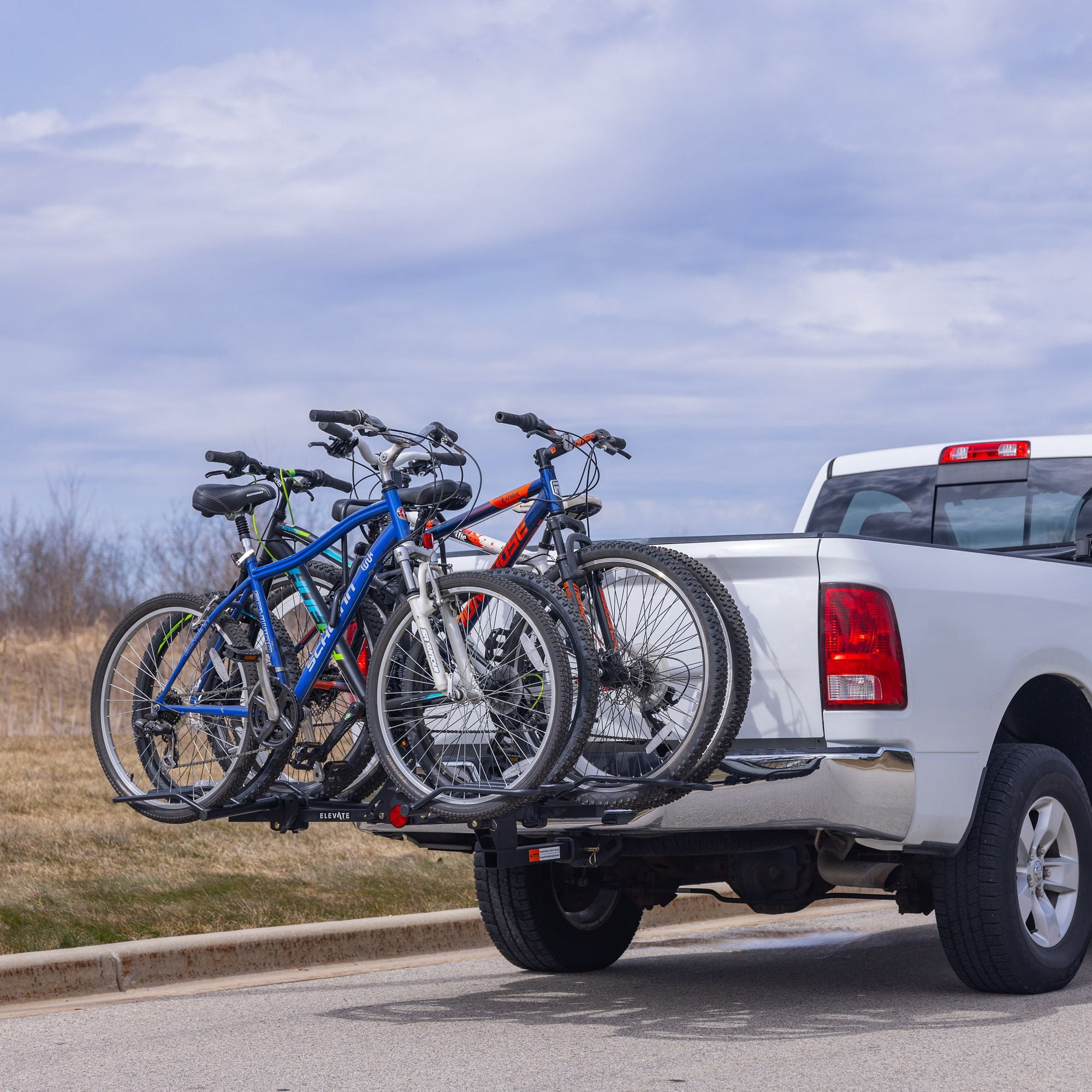 Elevate Outdoor Hitch-Mounted 4 Bike Platform Rack