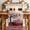 Pink Crimson Beige, variant on Valentine's Day Table Runner - 48 Inch Long Love Tree Branches Truck Roses Beige Cotton and Linen Blended Dress Scarves Farmhouse Table Runner for Kitchen Dining, Coffee Table, 13" x 48"