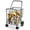 Black, variant on Giantex Folding Shopping Cart, Light Weight Trolley w/Handle & Swiveling Wheels, Large Grocery Cart, Silver