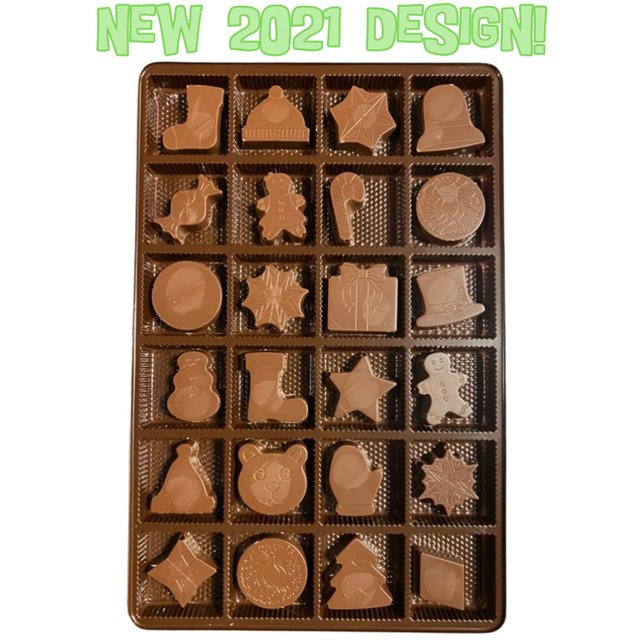 Chocolate Advent Calendar- Allergy Friendly And Vegan - Dairy Free, Nut Free, Peanut Free, Soy Free, Gluten Free