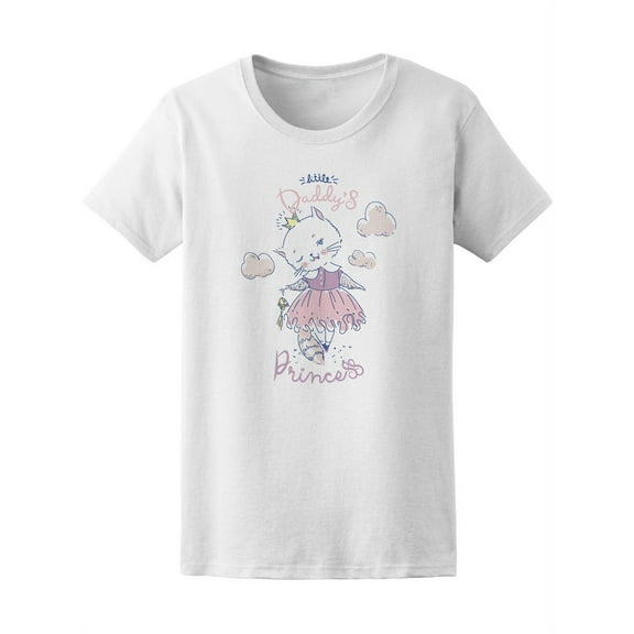 Daddy's Princess Cat Ballerina T-Shirt - Image by Shutterstock, Female Small