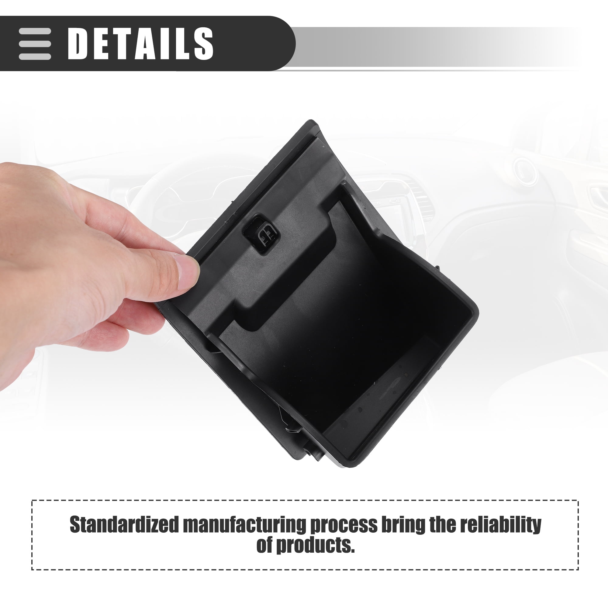 Unique Bargains Coin Change Box Holder Interior Storage for Toyota Camry 2018-2022