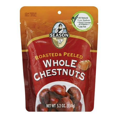 Season Brand Roasted And Peeled Whole Chestnuts - Pack of 12 - 5.2 (The Best Way To Roast Chestnuts)