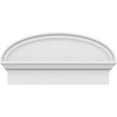 thumbnail image 3 of Ekena Millwork 26"W x 13-3/8"H x 2-3/4"P Elliptical Smooth Architectural Grade PVC Combination Pediment, 3 of 7