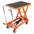 thumbnail image 7 of Hydraulic Lift Table Cart 1100lbs Capacity - 35.4" Lift Height - Manual Scissor Lift with Wheels, 7 of 7