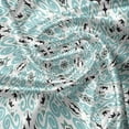 thumbnail image 7 of Ambesonne Moroccan Valance & Curtain, Mediterranean Damask Art, 55"x45", Seafoam Grey, 7 of 7