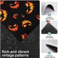 thumbnail image 3 of Black Halloween Pumpkin Faces Kitchen Rugs Sets Of 3,Kitchen Runner Rugs Non Skid Washable,Decorative Kitchen Floor Mats for Kitchen,Sink,Laundry,17"x30"+ 17"x47" + 17"x59", 3 of 6
