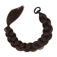 thumbnail image 2 of Ponytail Extensions with Ties - Soft Synthetic Hairpieces, Straight Wrap Around Extensions, 24-Inch Tail Hairpiece for Women, Versatile for Daily Wear, Parties, Festivals, Cosplay, Makeup Organizers, 2 of 9